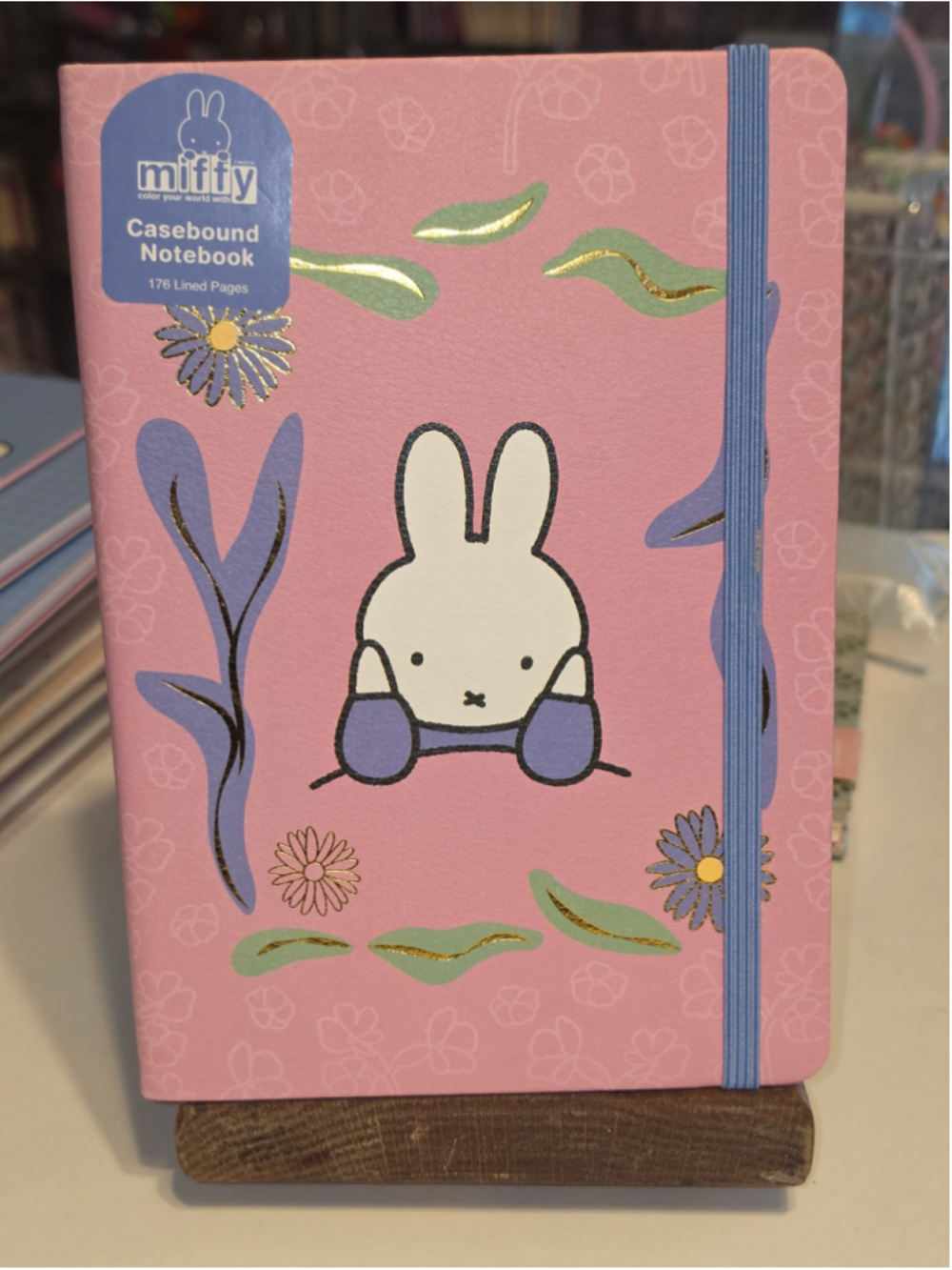 NB-2483 Miffy Notebook Casebound Lined Journal One Size Pink Blue